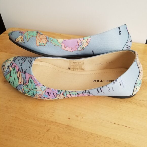 Map flats Modcloth x TUK - Picture 2 of 6